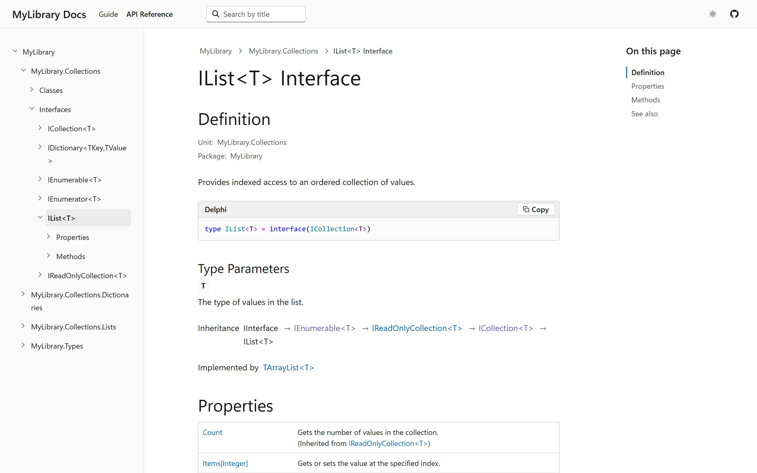 Static HTML API reference generated by DocInsight